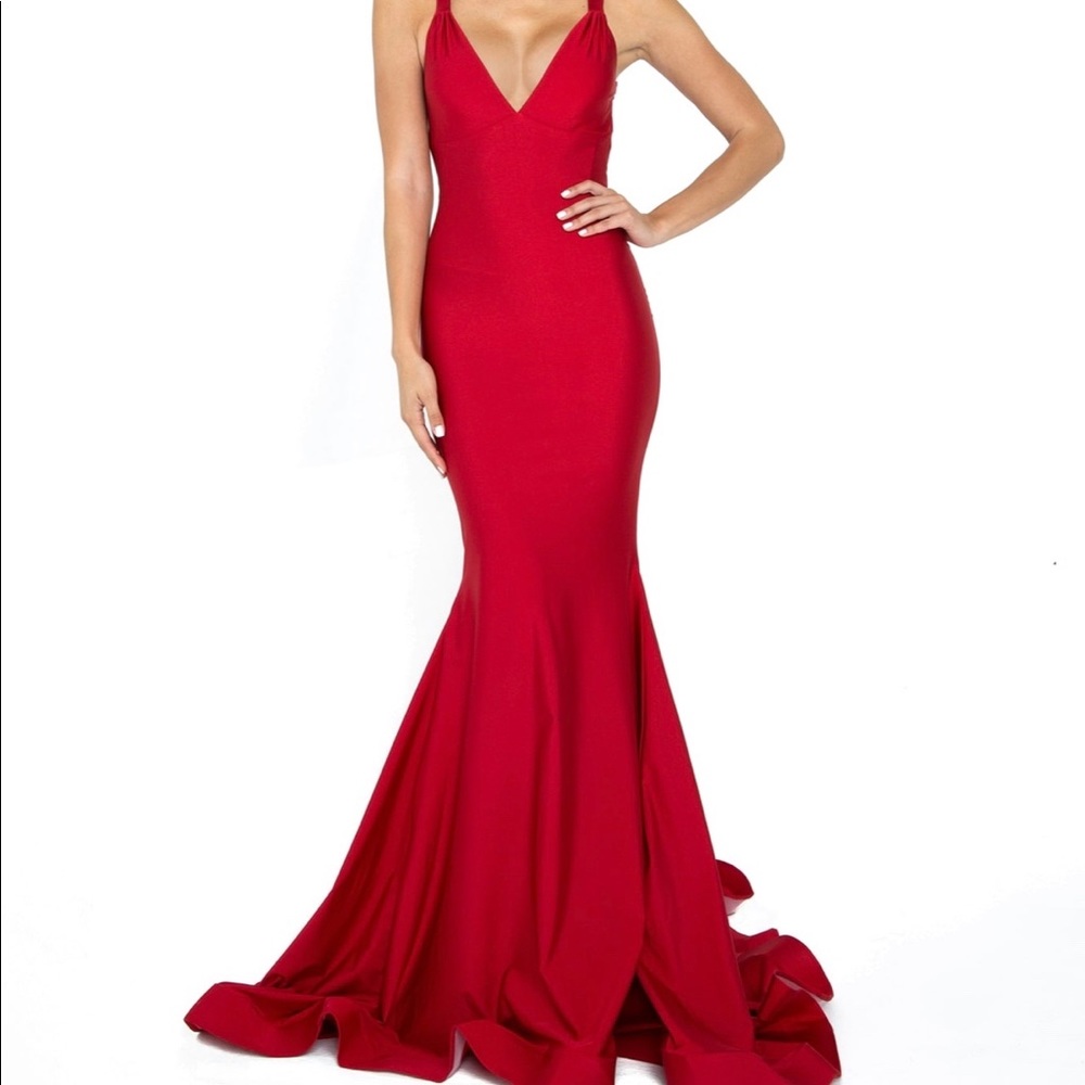 Blue Atria Couture Prom Dress